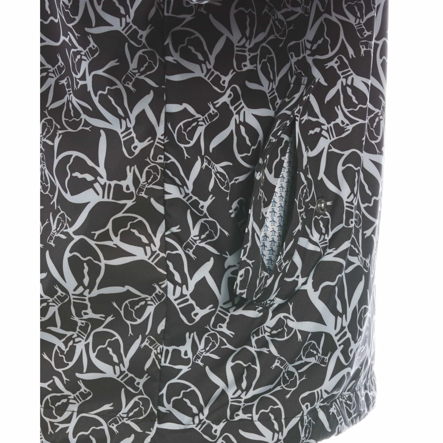 Original Penguin 1/4 Zip Penguin Print Golf Windbreaker Jacket 6 Original Penguin 1/4 Zip Penguin Print Golf Windbreaker Jacket - Image 4