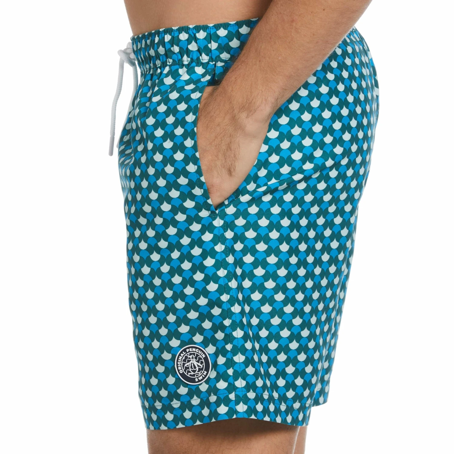 Original Penguin All Over Fan Print Swim Short 4 Original Penguin All Over Fan Print Swim Short - Image 2