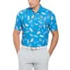 Original Penguin All Over Oversized Cocktail Print Golf Polo 1 Original Penguin All Over Oversized Cocktail Print Golf Polo -Original Penguin All Over Oversized Cocktail Print Golf Polo Mediterranian Blue Original Penguin