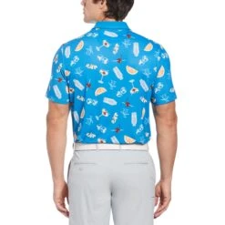 Original Penguin -Original Penguin All Over Oversized Cocktail Print Golf Polo Original Penguin 2