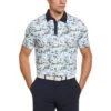 Original Penguin Beach Club Print Golf Polo -Original Penguin Beach Club Print Golf Polo Bright White Original Penguin