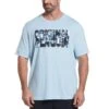 Original Penguin Big & Tall Cotton Jersey Graphic Tee -Original Penguin Big Tall Cotton Jersey Graphic Tee Cerulean Original Penguin