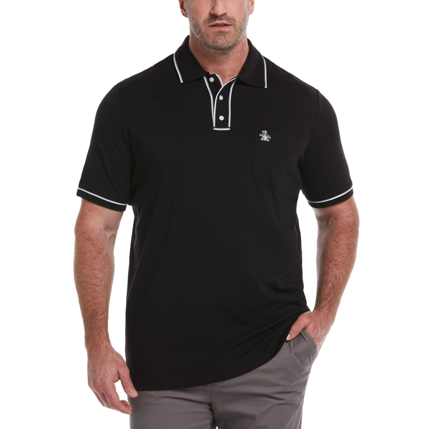 Original Penguin Big & Tall Organic Cotton 3D Earl™ Polo 3 Original Penguin Big & Tall Organic Cotton 3D Earl™ Polo