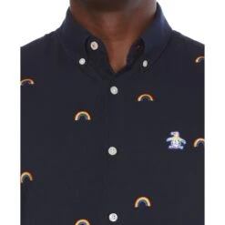 Original Penguin Big & Tall Pride Rainbow Print Shirt -Original Penguin Big Tall Pride Rainbow Print Shirt Original Penguin 3