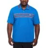 Original Penguin Big And Tall Micro Pique Chest Stripe Polo 2 Original Penguin Big And Tall Micro Pique Chest Stripe Polo -Original Penguin Big and Tall Micro Pique Chest Stripe Polo Imperial Blue Original Penguin