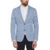 Original Penguin Blue Herringbone Knit Blazer -Original Penguin Blue Herringbone Knit Blazer Blue Original Penguin