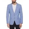 Original Penguin Blue Plaid Linen Blend Chambray Blazer 2 Original Penguin Blue Plaid Linen Blend Chambray Blazer -Original Penguin Blue Plaid Linen Blend Chambray Blazer Blue Original Penguin