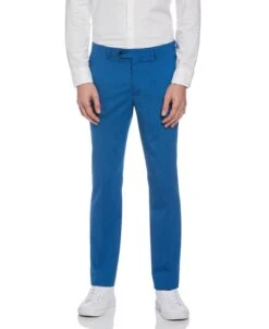 Original Penguin Blue Textured Wool Blend Two Piece Suit -Original Penguin Blue Textured Wool Blend Two Piece Suit Original Penguin 5