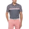 Original Penguin Broken Tees Novelty Block Print Golf Polo 2 Original Penguin Broken Tees Novelty Block Print Golf Polo -Original Penguin Broken Tees Novelty Block Print Golf Polo Quiet Shade Original Penguin