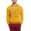 Original Penguin Circle Pete Graphic Hooded Sweater -Original Penguin Circle Pete Graphic Hooded Sweater Harvest Gold Original Penguin
