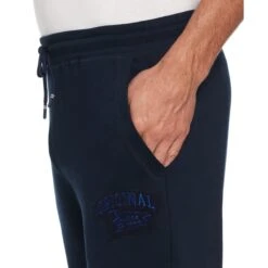 Original Penguin Collegiate Slim Fit Fleece Jogger Pants -Original Penguin Collegiate Slim Fit Fleece Jogger Pants Original Penguin 3