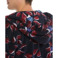 Original Penguin Leaf Print Sherpa Hoodie -Original Penguin Leaf Print Sherpa Hoodie Original Penguin 4