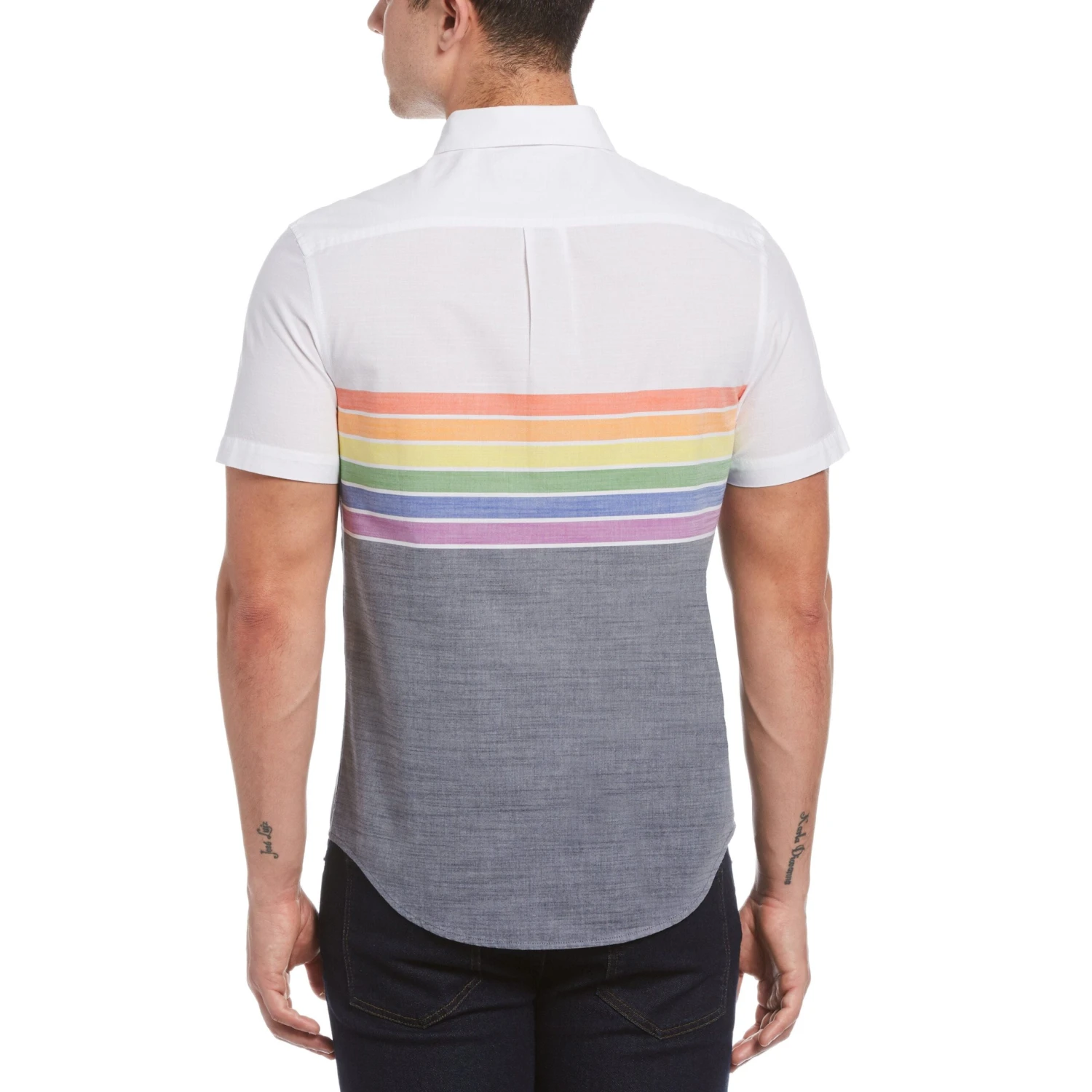 Original Penguin Pride Stripes Shirt 4 Original Penguin Pride Stripes Shirt - Image 2