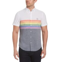 Original Penguin Pride Stripes Shirt 7 Original Penguin Pride Stripes Shirt -Original Penguin Pride Stripes Shirt Original Penguin 3