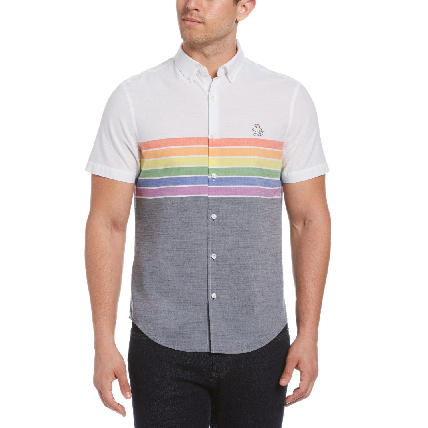 Original Penguin Pride Stripes Shirt 5 Original Penguin Pride Stripes Shirt - Image 3