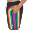 Original Penguin Rainbow Pride Swim Shorts -Original Penguin Rainbow Pride Swim Shorts Original Penguin