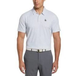 Original Penguin Retro Geo Print Golf Polo