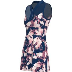 Original Penguin Women's Floral Print Tennis Dress With Mesh Yoke 7 Original Penguin Women's Floral Print Tennis Dress With Mesh Yoke -Original Penguin Womens Floral Print Tennis Dress with Mesh Yoke Original Penguin 3