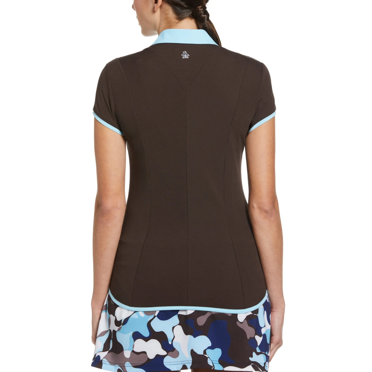 Original Penguin Women's Multi-Directional Rib Golf Polo 4 Original Penguin Women's Multi-Directional Rib Golf Polo - Image 2